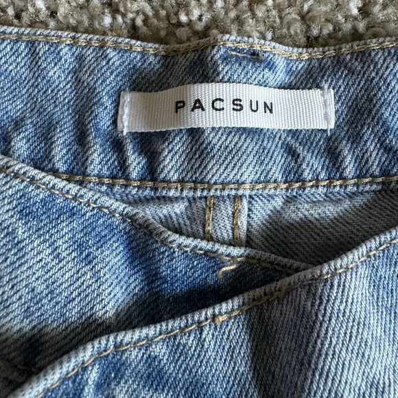 PacSun Light Blue Straight Leg Cargo Jeans - Picture 7 of 7